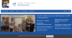 Desktop Screenshot of cjd-neumarkt.de