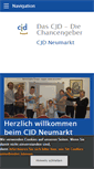 Mobile Screenshot of cjd-neumarkt.de